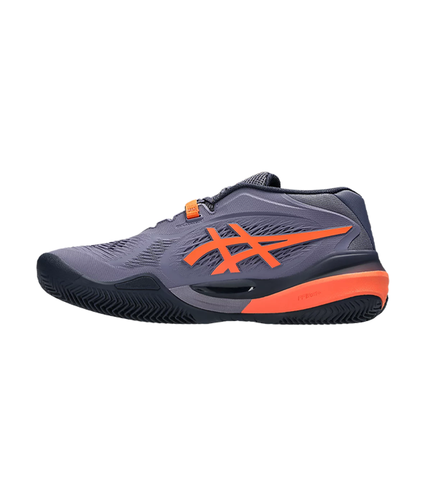 Asics Gel-Resolution X Clay Black/Shocking Orange Shoes