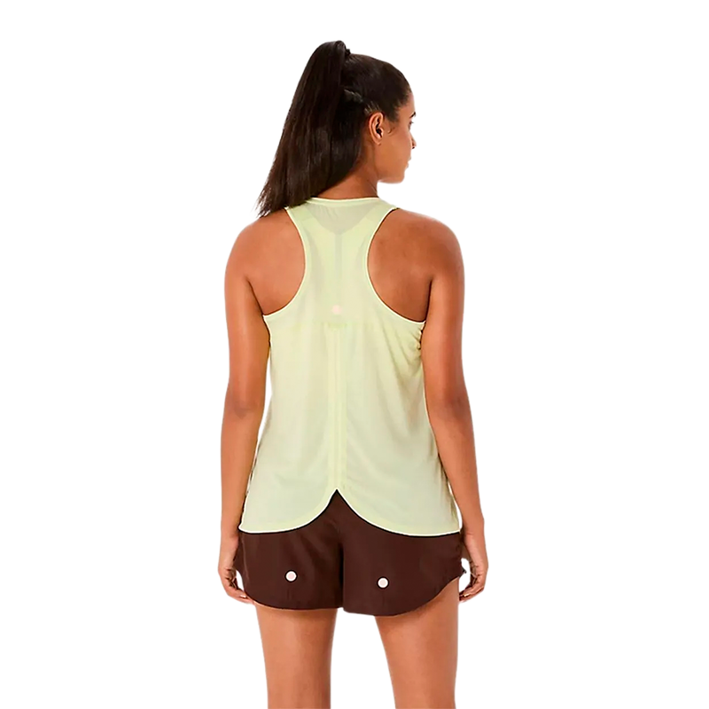 Camiseta Asics Nagino Run Ajustable Amarillo Mujer