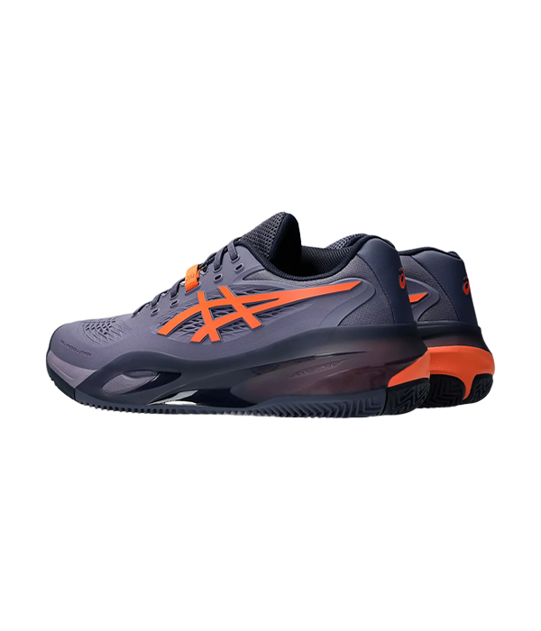 Asics Gel-Resolution X Clay Black/Shocking Orange Shoes