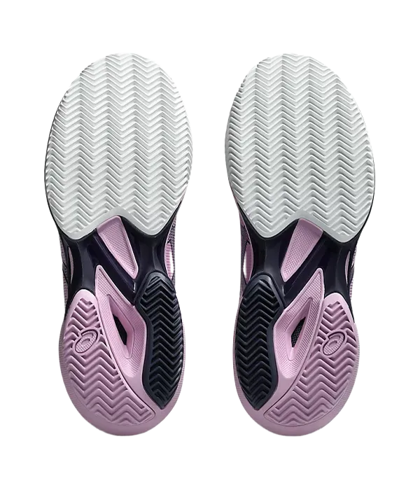 Asics Padelschuhe Solution Speed FF 3 Clay Frauen Light Ube/Indigo-Nebel 2025