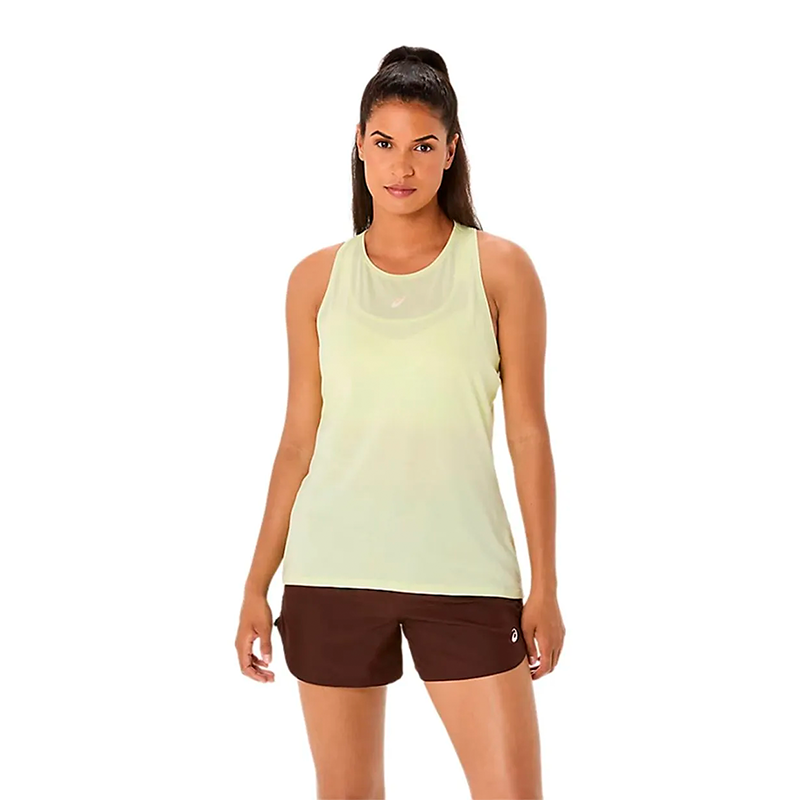 T-Shirt Asics Nagino-Lauf verstellbar Gelb Damen