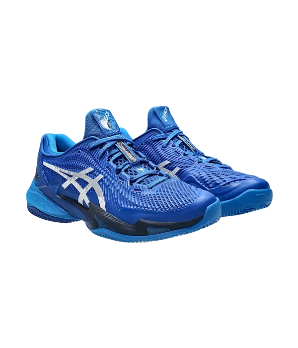 Zapatillas Asics Court FF 3 Novak Clay Tuna Blue/Pure Silver 2025