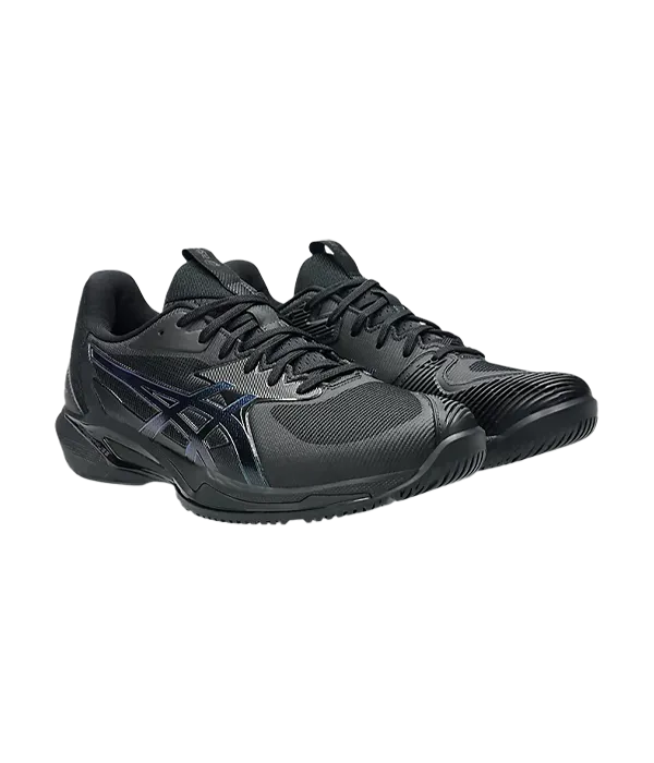 Asics Padel Shoes Solution Speed FF 3 Clay Night Energy Black/Prism Blue 2025