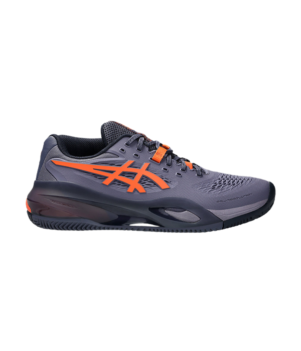 Asics Gel-Resolution X Clay Black/Shocking Orange Shoes