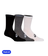 Socks Asics Crew (Pack x 3) White / Black / Gray