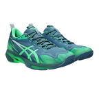 Asics Padelschuhe SonicSmash FF Saba Blue/Vital Green 2026