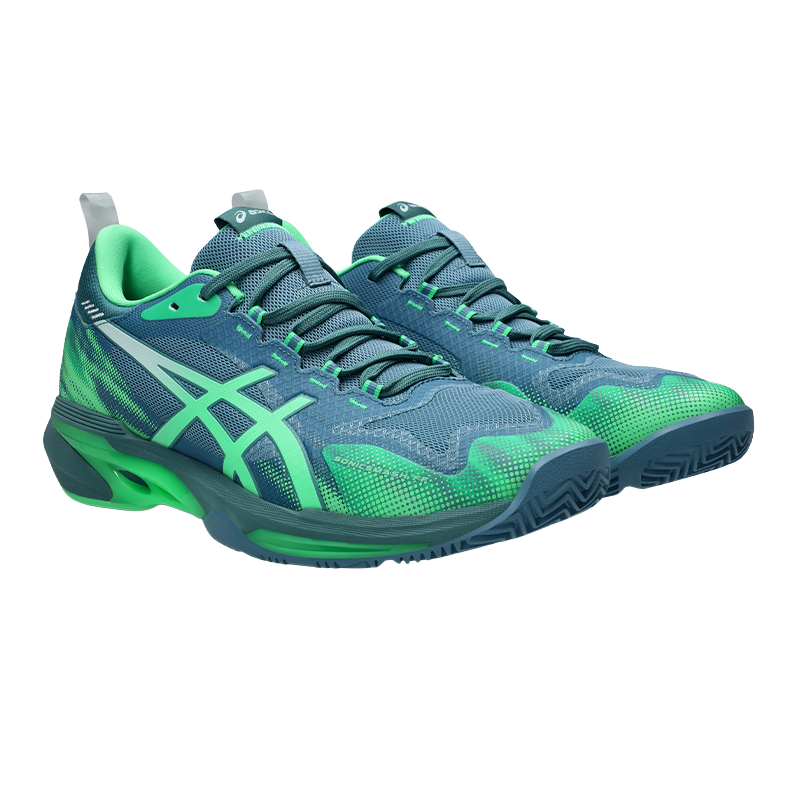 Asics Padelschuhe SonicSmash FF Saba Blue/Vital Green 2026