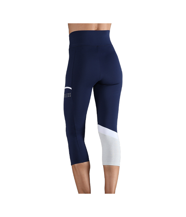 Endless Line Pocket HW 7/8 Navy Tights