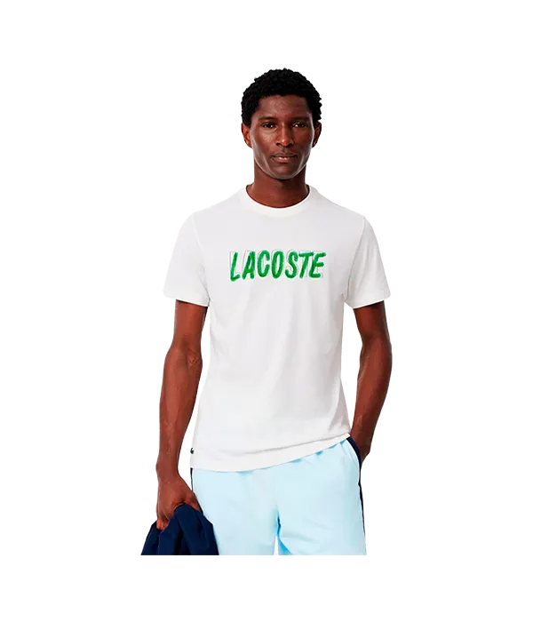 Camiseta Lacoste Ultra Dry Blanco 2025