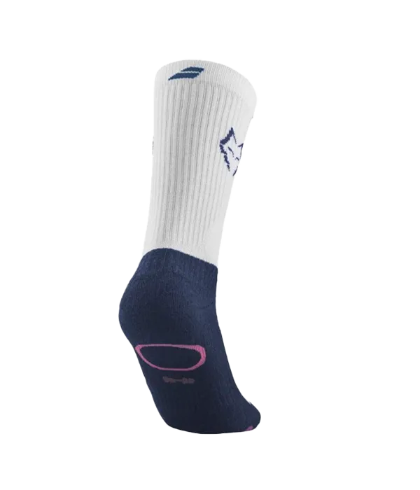 Socks Babolat Long Mid-Calf Juan Lebron White/Estate Blue 2025