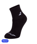 Calcetines Babolat Quarter Negro (pack x3)