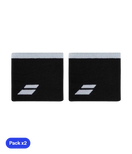 Muñequeras Babolat Negro/Blanco (Pack x2)