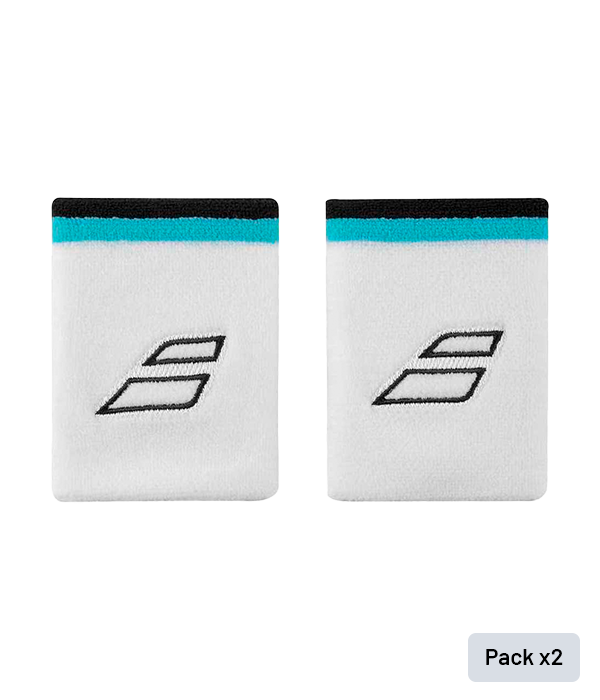 Babolat Jumbo Terry Wrist Wraps White 2023