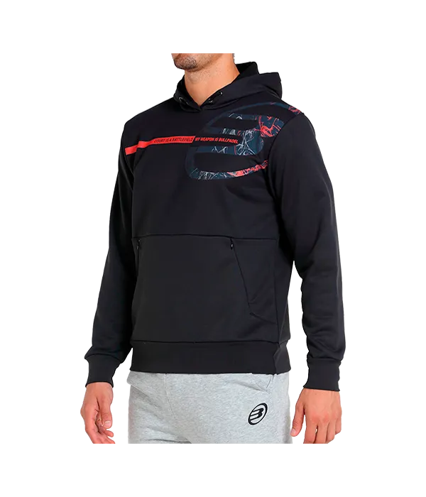 Sudadera Bullpadel Baiona Negro