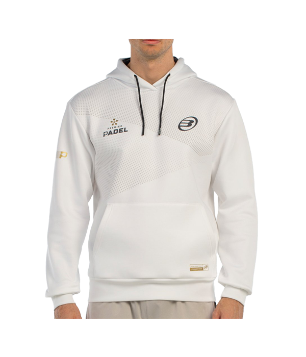 Sudadera Bullpadel Baque Blanco 2025