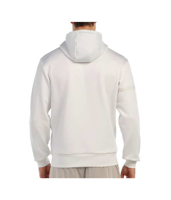 Sudadera Bullpadel Baque Blanco 2025