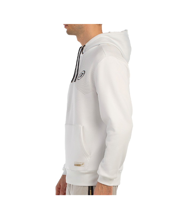 Sudadera Bullpadel Baque Blanco 2025