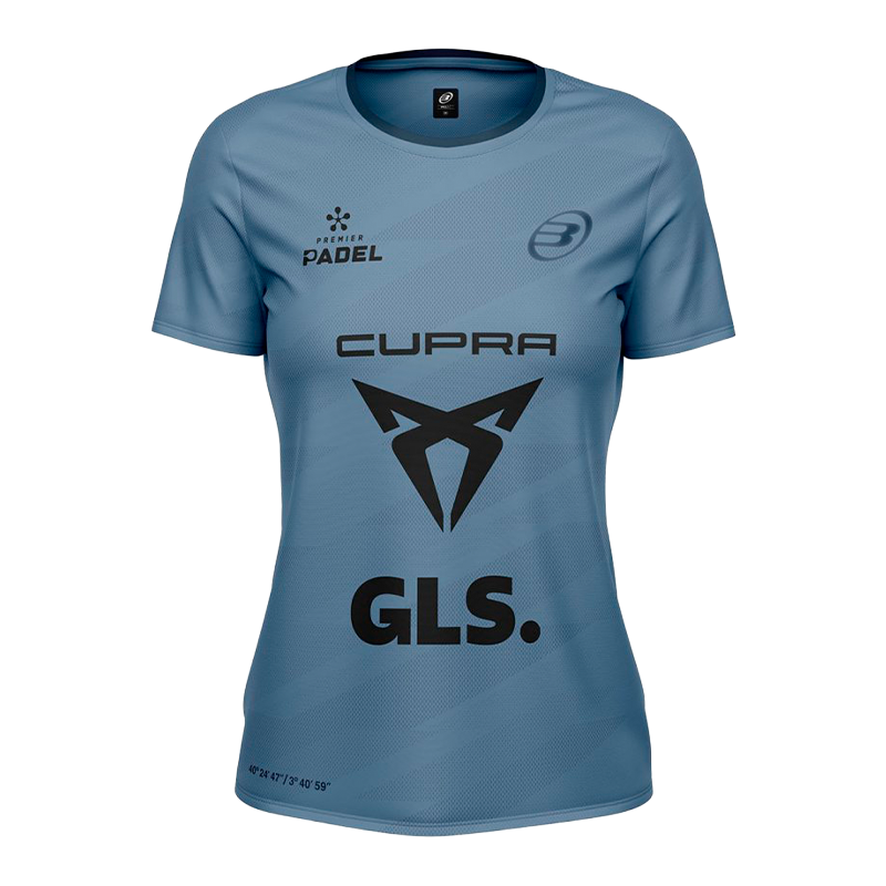 Camiseta Bullpadel Pinatar Bea González Azul Atômico Vigore 2026