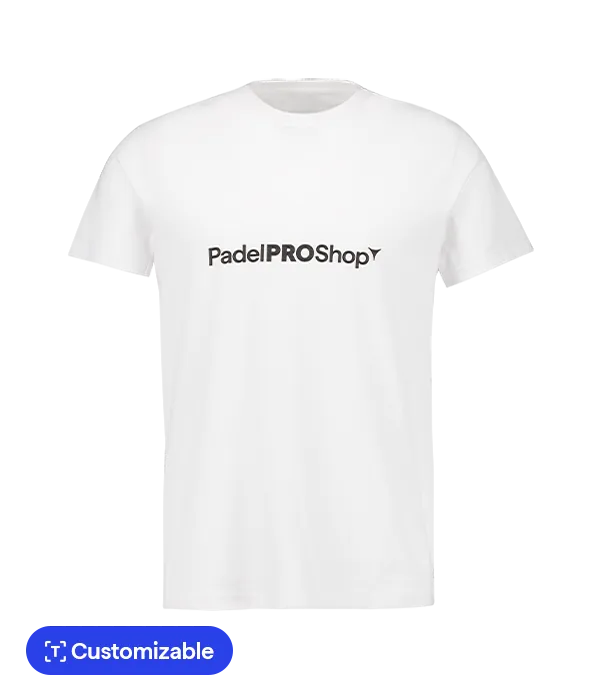 Camiseta algodón PadelPROShop Blanca