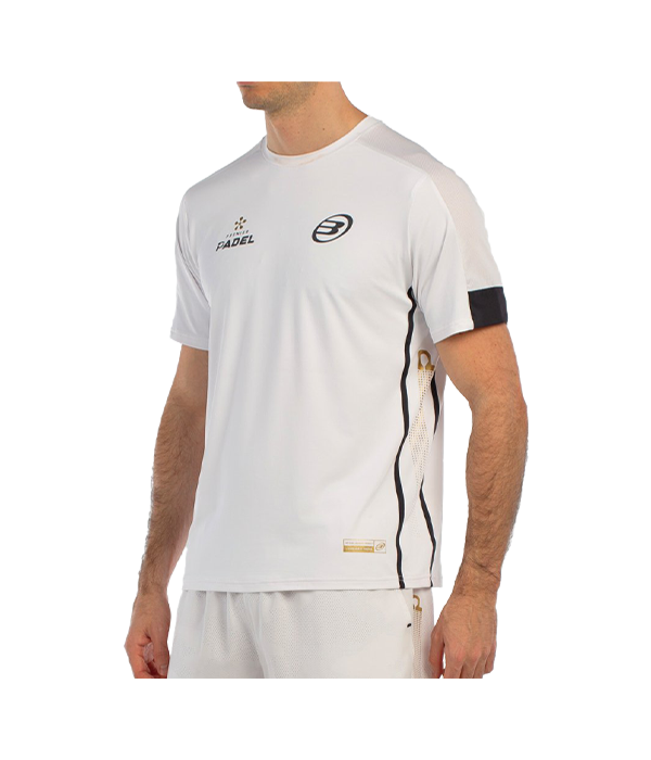 Camiseta Bullpadel Borni Blanco 2025