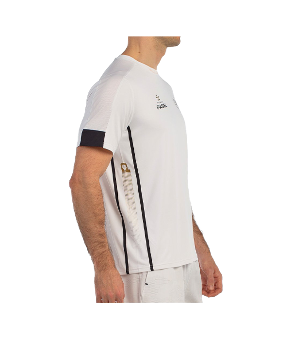 Camiseta Bullpadel Borni Blanco 2025