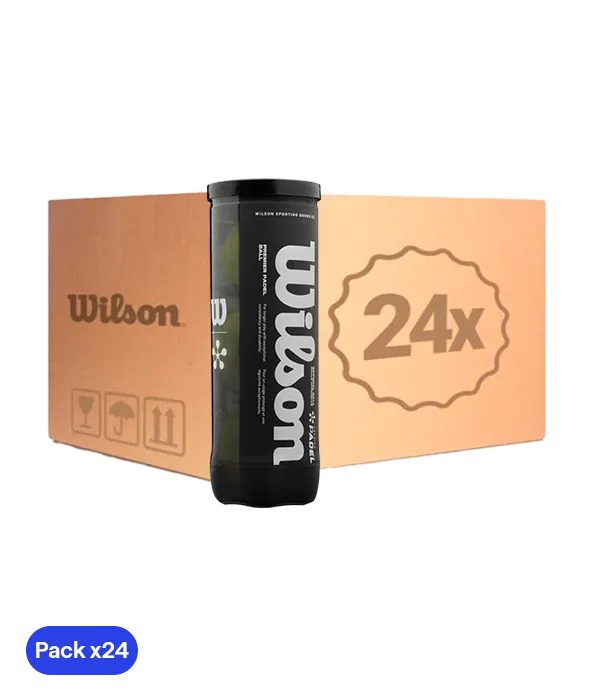 Cajón Pelotas Wilson Padel Premier (Pack x24)