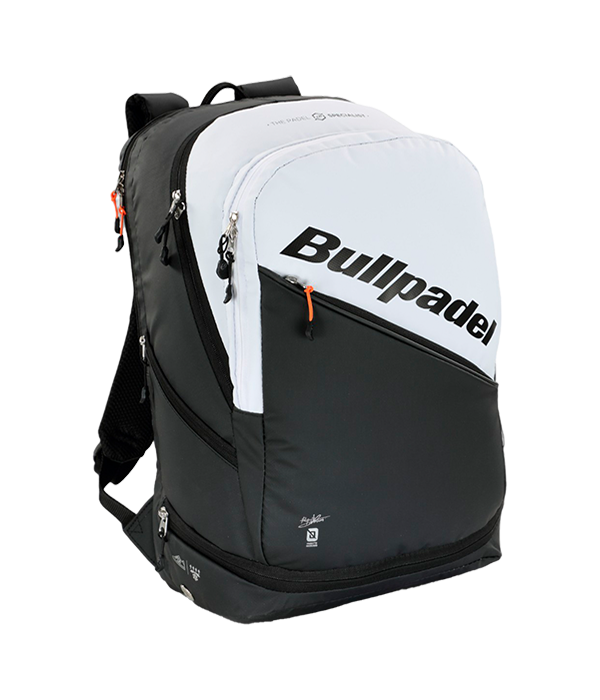 Bullpadel Black Rucksack/Weiß 2025 Paquito Navarro