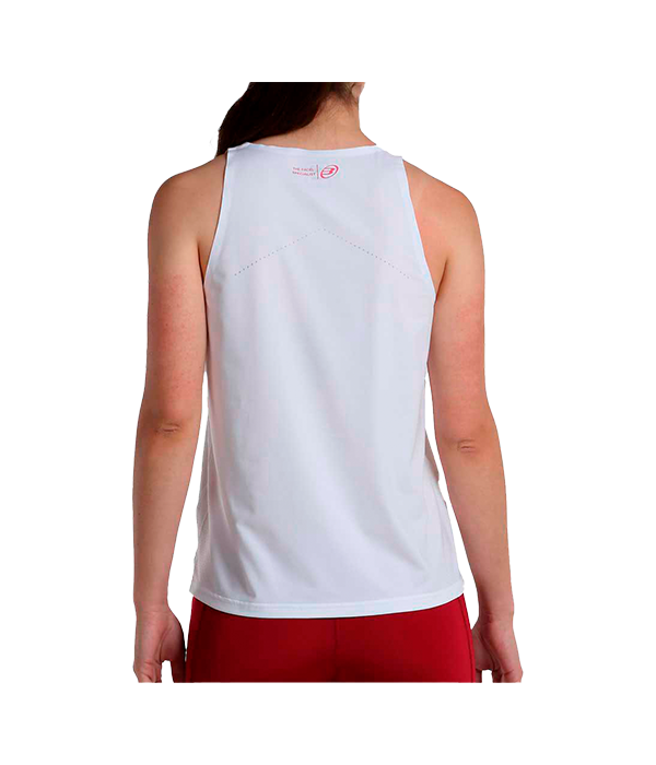 Cinghie di bullpadel etico bianco t -shirt