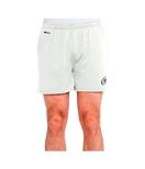 Pantalón Corto Bullpadel Meis 25V Gris Perla 2025