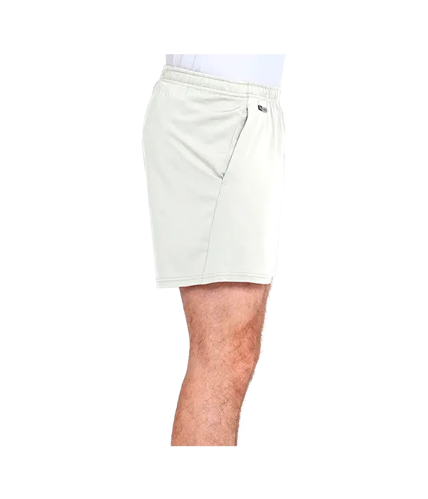 Pantalón Corto Bullpadel Meis 25V Gris Perla 2025