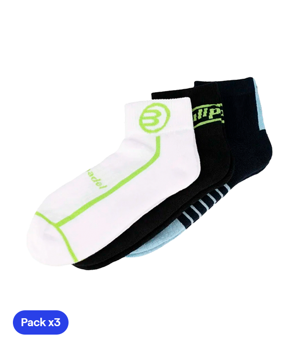 Bullpadel BP2410 Short Socks (Pack of 3)