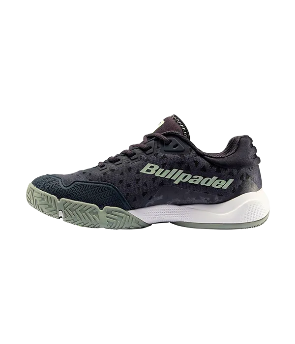 Zapatilla Bullpadel Flow 24V Negro/Eucalipto