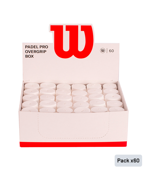 Wilson Smooth Padel Drum Overgrips (60 units)