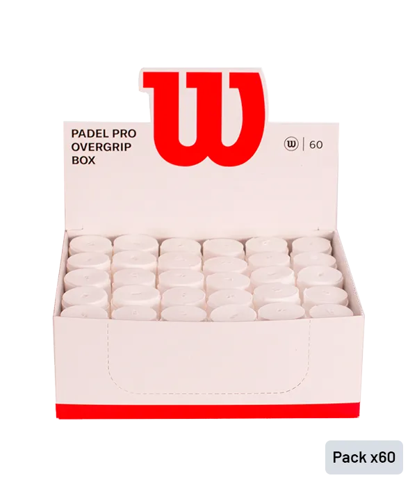 Tambor Overgrips Wilson Lisos Pádel (x60)