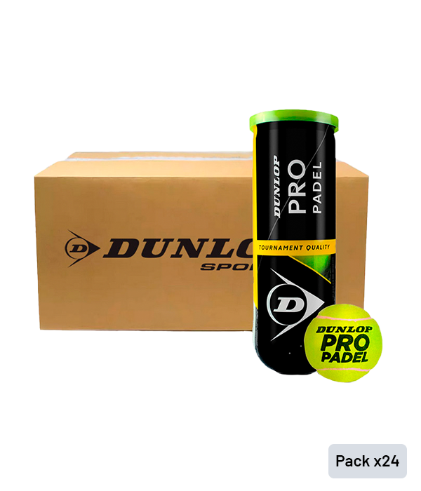 Dunlop Pro Padel Ball Schublade (Pack x24)