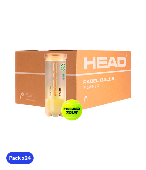 Cajón Pelotas HEAD Tour (Pack x24)