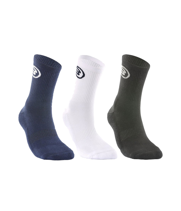 Bullpadel BP-2409 Blue/Black/Black Socken (Pack x3)