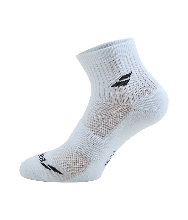 Chaussettes Babolat Quarter Blanc (paquet x3)