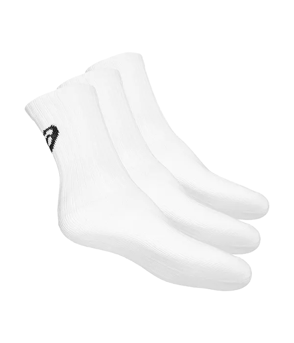 Calcetines Asics Crew (Pack x 3) Blanco