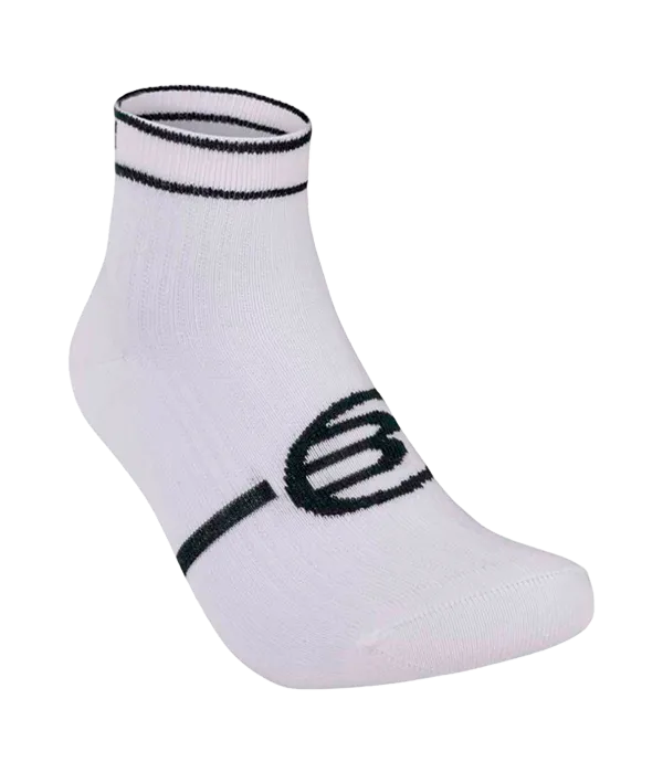 Calcetines Bullpadel BP2402 Women Blanco/Negro/Morado 2025 (Pack x3)