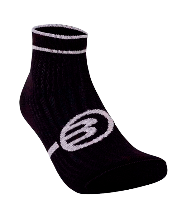 Calcetines Bullpadel BP2402 Women Blanco/Negro/Morado 2025 (Pack x3)