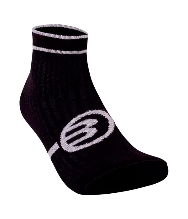 Calcetines Bullpadel BP2402 Women Blanco/Negro/Morado 2025 (Pack x3)