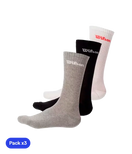 Calcetines Largos Wilson U Crew Logo Multicolor 2025 (Pack x3)