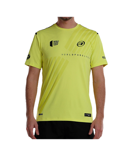 Camiseta Bullpadel WPT Logro 2023 Amarilla