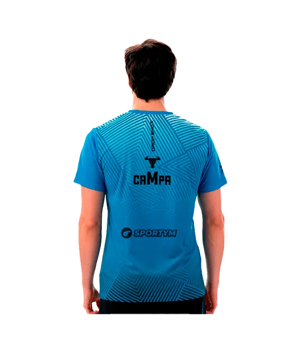 Camiseta Drop Shot Abian Azul Campa