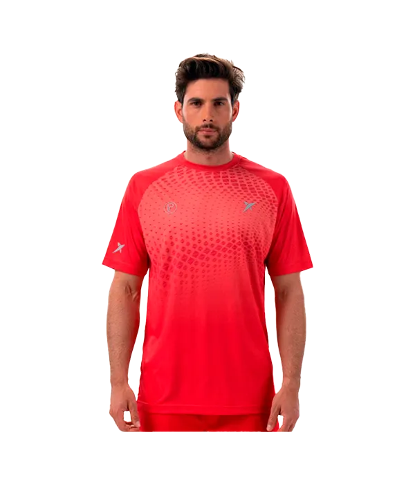 Camiseta Drop Shot Benara Lima Rojo