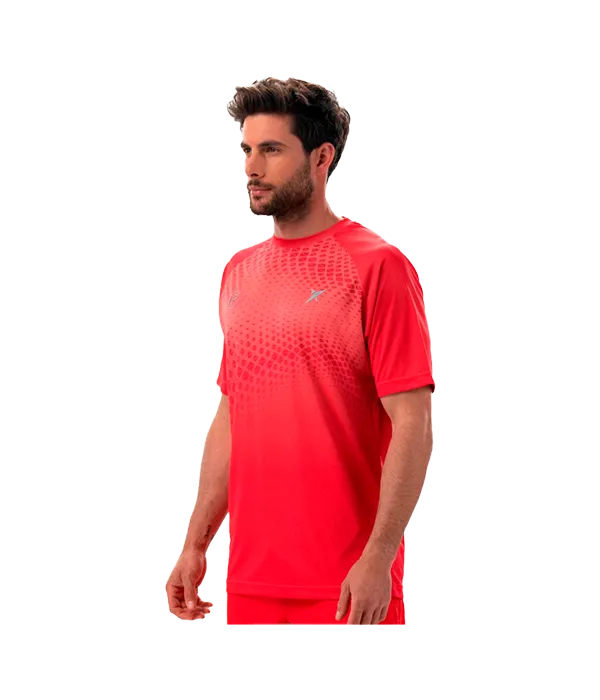 Camiseta Drop Shot Benara Lima Rojo