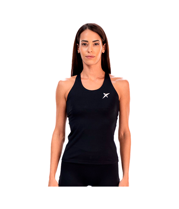 Camiseta  Tirantes Drop Shot Perla Negro