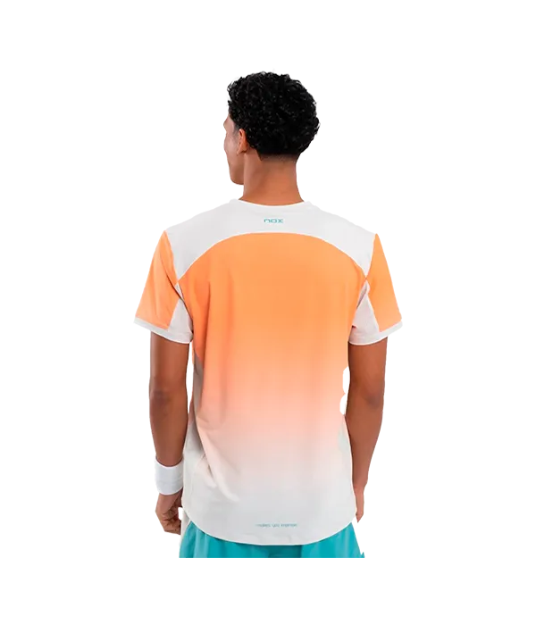 T-shirt Nox Pro mockup Orange degraded 2025
