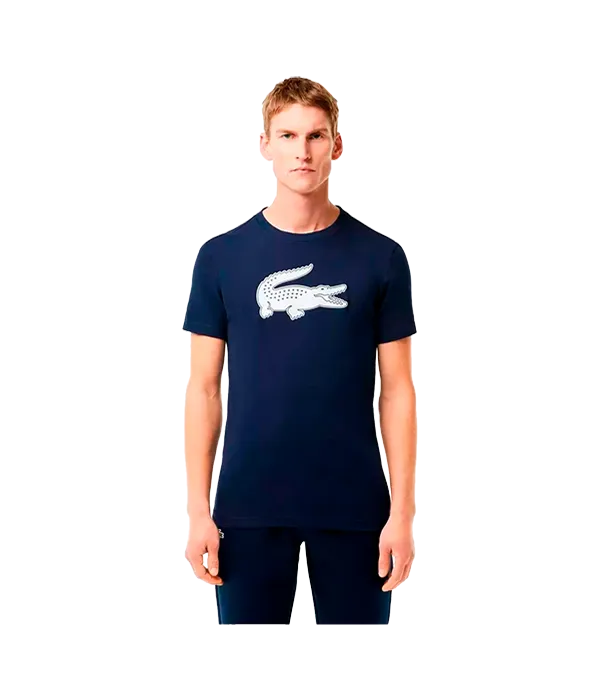 T-shirt Lacoste Regular Fit coton Bleu Marin 2025